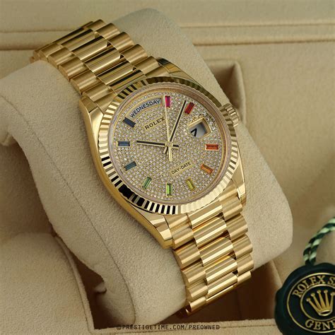 used rolex day date price|pre owned rolex day date.